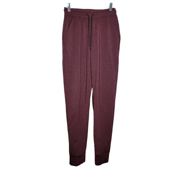 Athletic Works Driworks Pull String Jogger Sweatpants Burgundy Size Small - Picture 1 of 11
